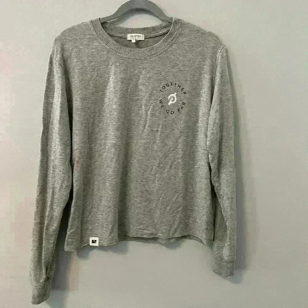 Peloton Together We Go Far Long sleeve Shirt Size Large